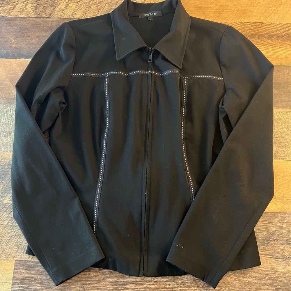 Black Karen Kane Jacket - Picture 2 of 4